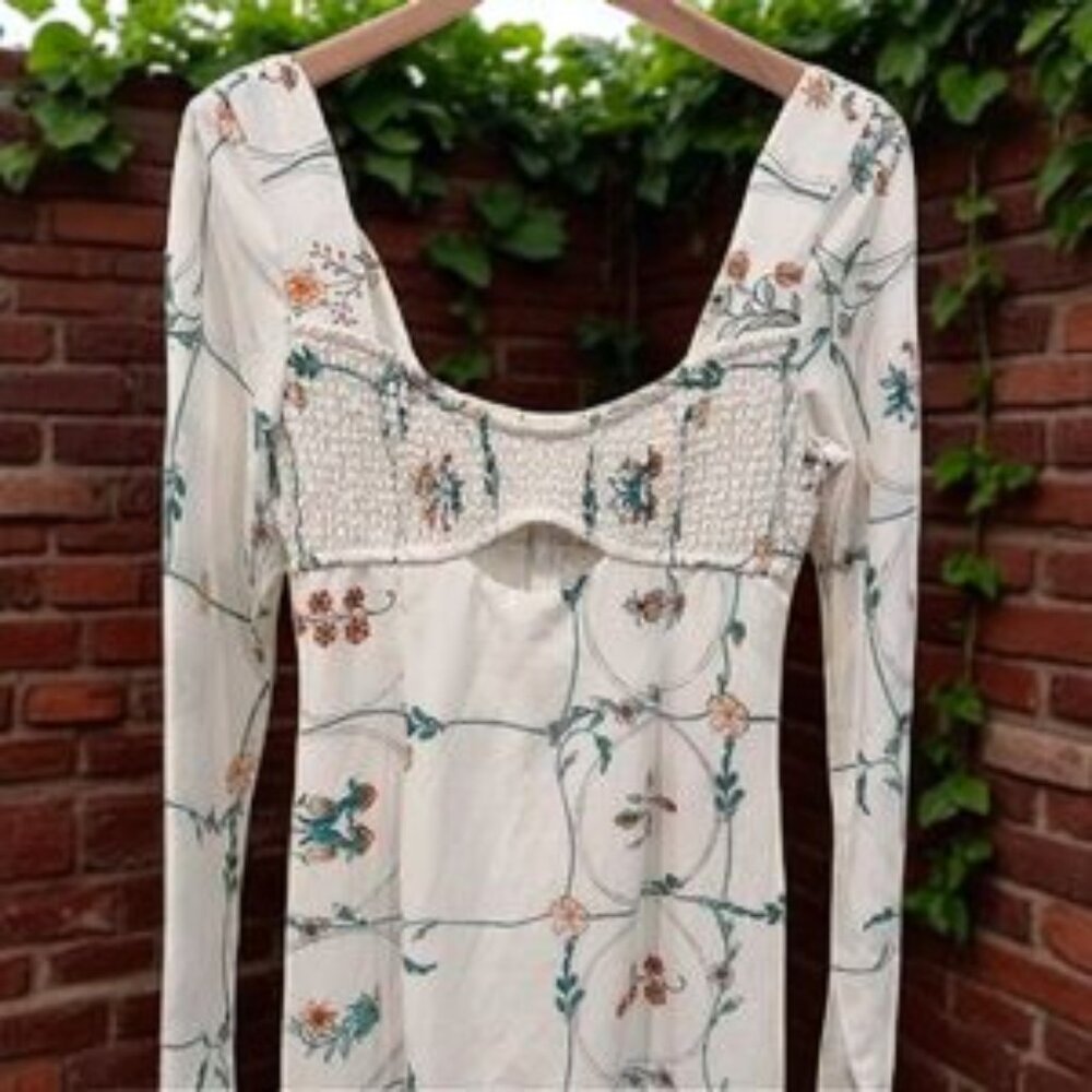 NWT Sancia Evander Maxi Cottagecore Dress in Marigold - Picture 6 of 7
